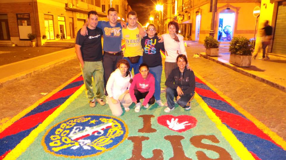 I soci hanno partecipato all’Infiorata del Corpus Domini 2013